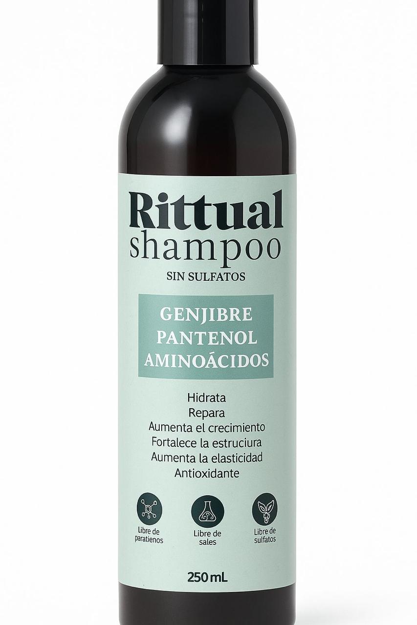Shampoo Capilar Rittual Sin Sulfatos Gengibre 250 ML