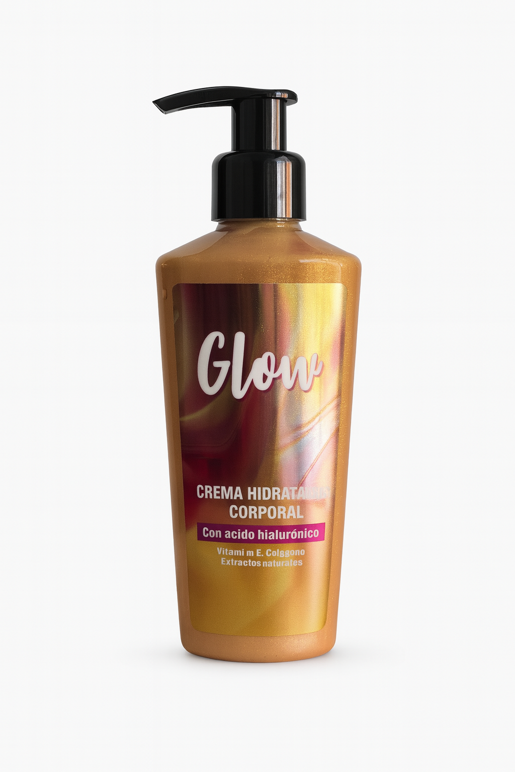Crema Hidratante Corporal Glow – Con ácido hialurónico - 300 ML