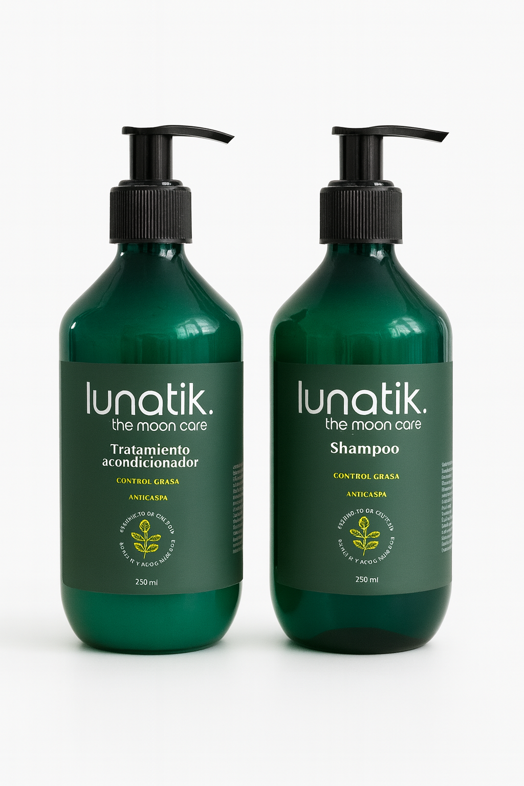 Kit Capilar Lunatik Control Grasa & Anticaspa – 250 ml c/u