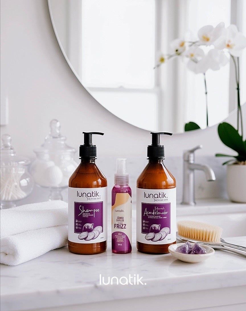 Kit Capilar De Cebolla. (tratamiento + Shampoo + Tónico)